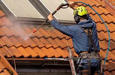 Démoussage et hydrofuge de toiture à Sadeillan